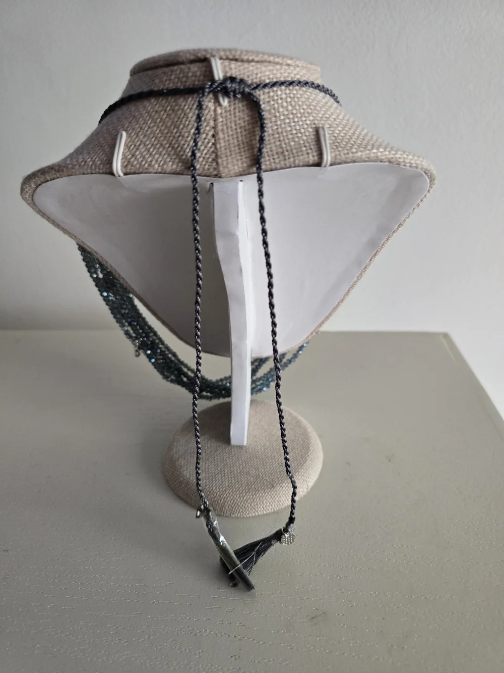Multi-Strand Faceted Bead Necklace